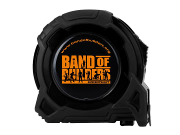 Band Of Builders Tape Measure 8m/26ft (Width 25mm)                              