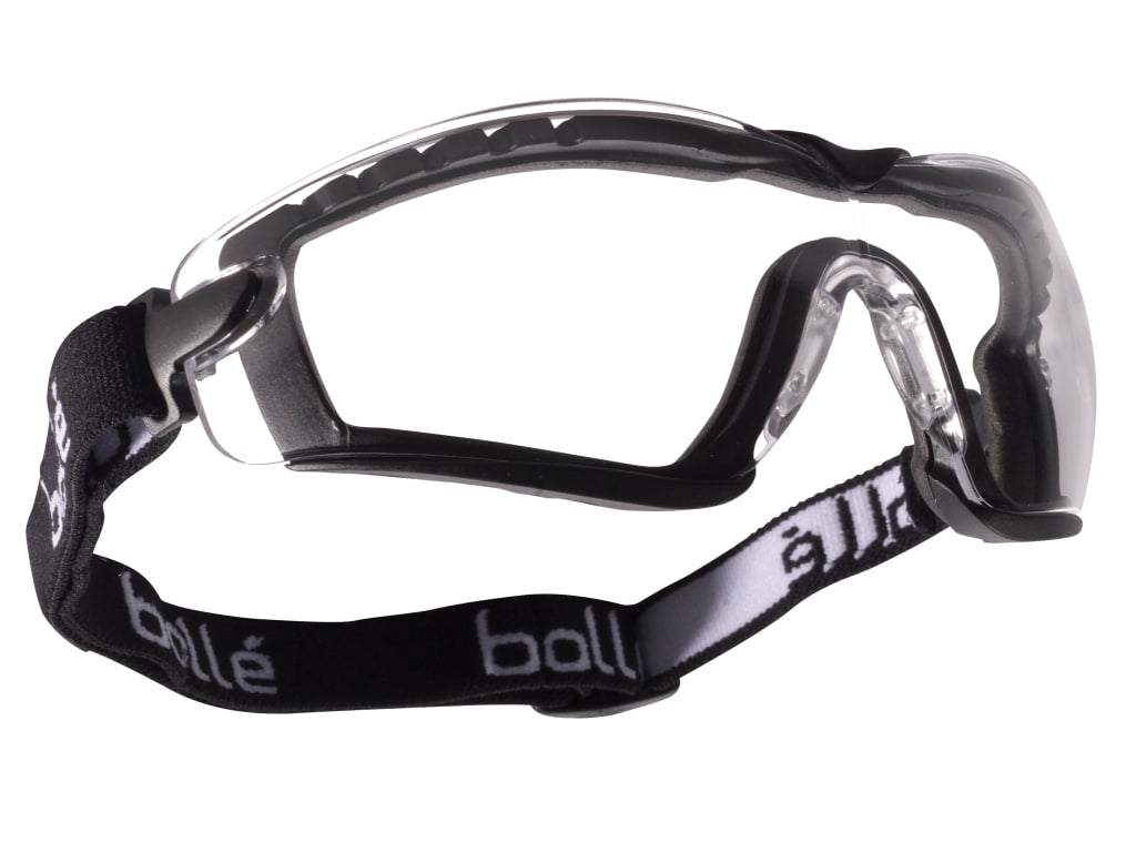 COBRA PSI PLATINUM® Safety Glasses with Strap Clear                             
