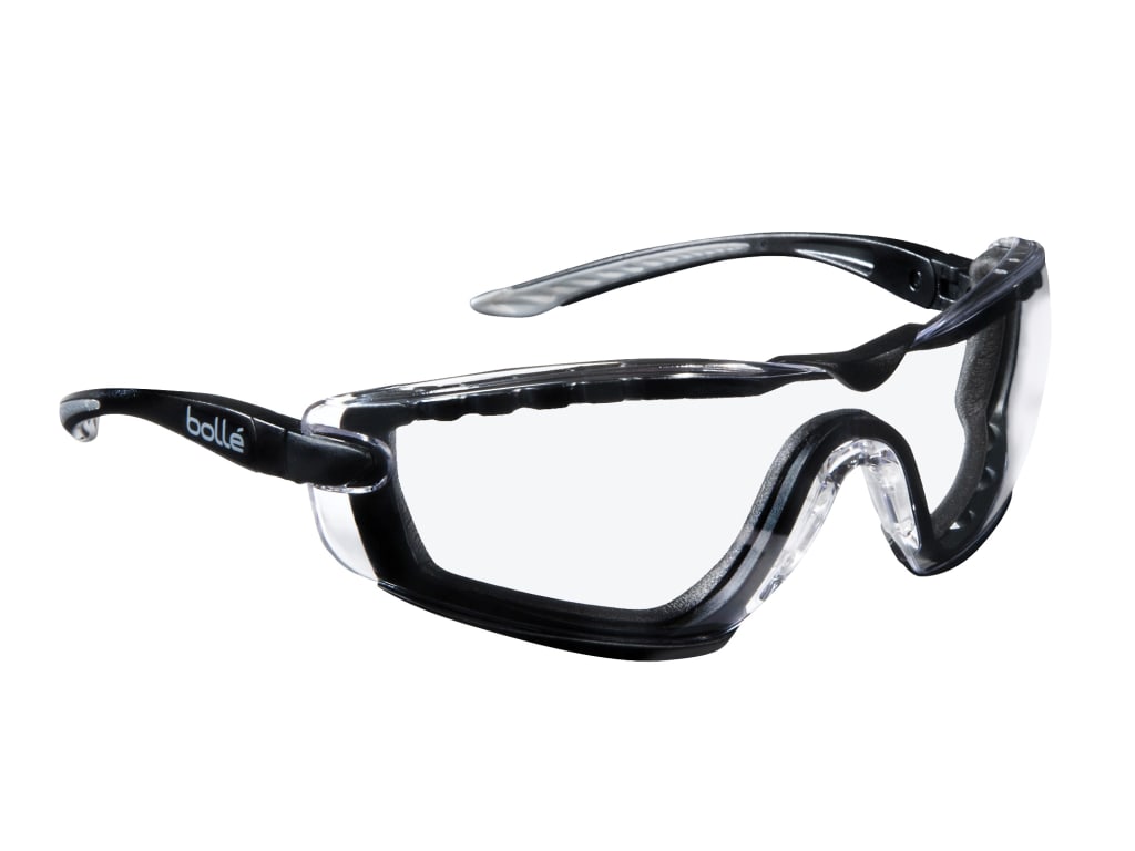 COBRA PSI PLATINUM® Safety Glasses with Foam Arms Clear                         
