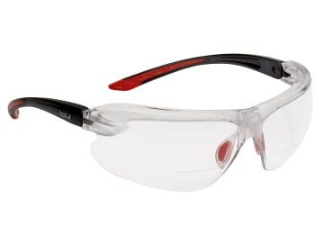 IRI-S Safety Glasses - Clear Bifocal Reading Area +1.5                          