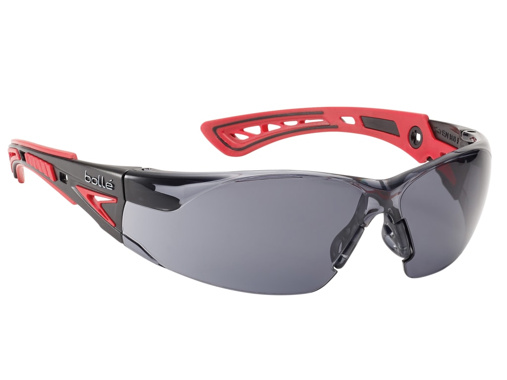 RUSH+ PLATINUM® Safety Glasses - Smoke                                          