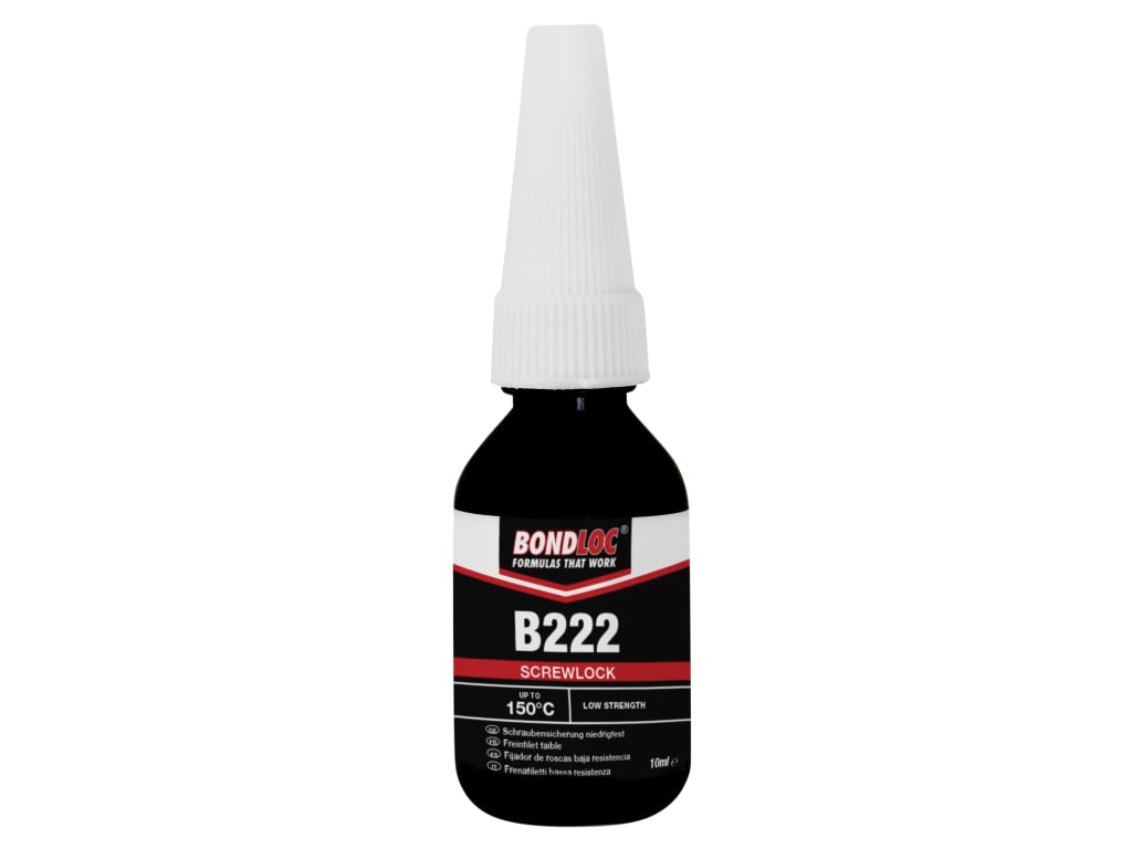 B222 Screwlock Low Strength Threadlocker 10ml                                   
