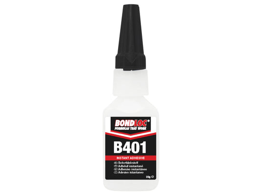 B401 Medium Viscosity Cyanoacrylate 20g                                         