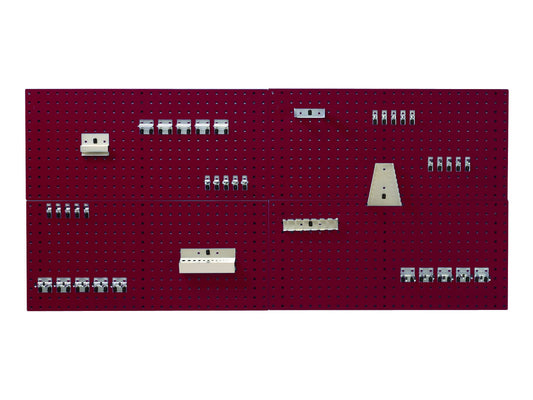 Perfo Panel & Hook Kit Crimson Red                                              