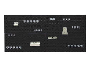 Perfo Panel & Hook Kit Anthracite Grey                                          