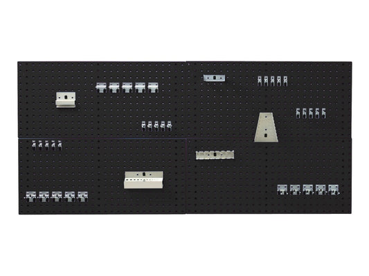 Perfo Panel & Hook Kit Anthracite Grey                                          