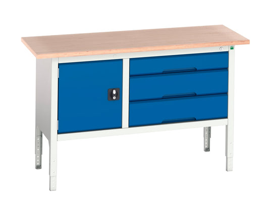 Verso Adjustable Height Storage Bench 1500 x 600mm                              