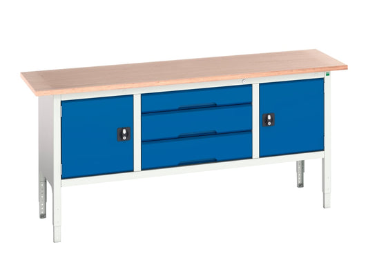 Verso Adjustable Height Storage Bench 2000 x 600mm                              