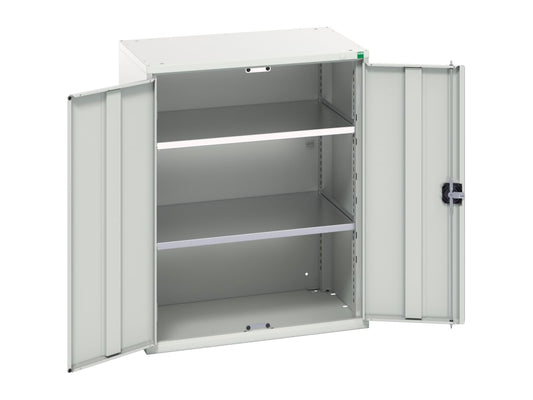 Verso 2 Shelf Cupboard 800mm Light Grey                                         