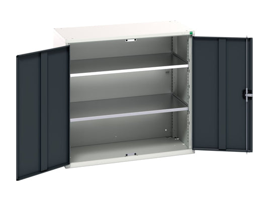 Verso 2 Shelf Cupboard 1050mm Anthracite Grey                                   