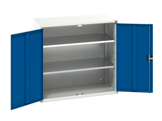 Verso 2 Shelf Cupboard 1050mm Gentian Blue                                      