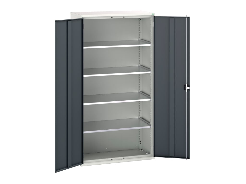 Verso 4 Shelf Cupboard 1050mm Anthracite Grey                                   