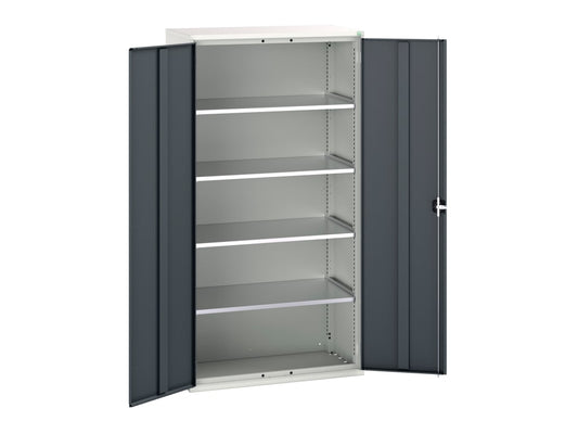 Verso 4 Shelf Cupboard 1050mm Anthracite Grey                                   