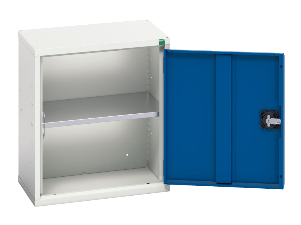 Verso Economy Wall Cupboard 1 Shelf 525mm Gentian Blue                          