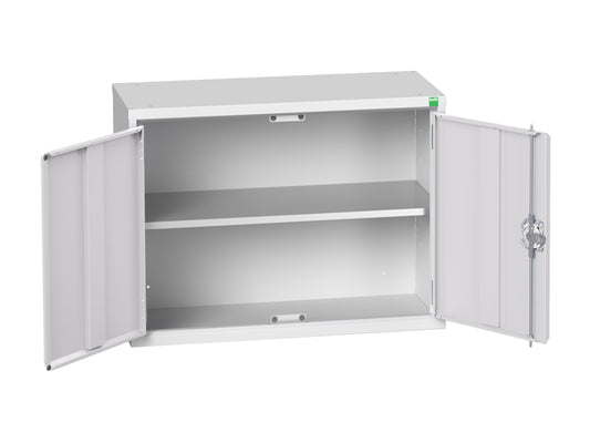 Verso Economy Wall Cupboard 1 Shelf 800mm Light Grey                            
