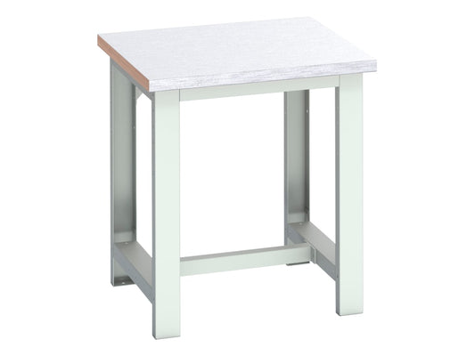 Cubio Basic Bench, Steel Clad Top 750 x 750mm                                   