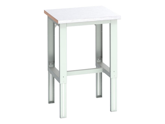 Cubio Adjustable Bench, Steel Clad Top 750 x 750mm                              