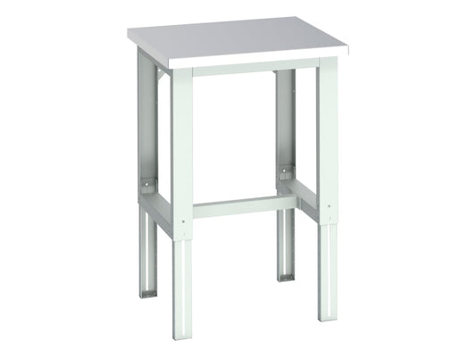 Cubio Adjustable Bench, Stainless Steel Clad Top 750 x 750mm                    