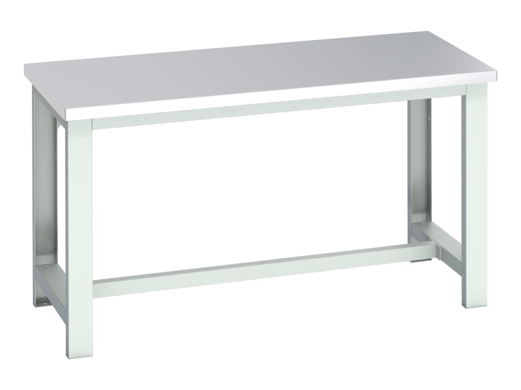 Cubio Basic Bench, Stainless Steel Clad Top 1500 x 750mm                        