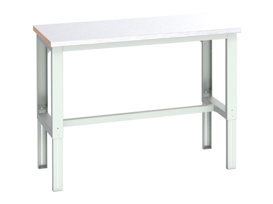Cubio Adjustable Bench, Steel Clad Top 1500 x 750mm                             