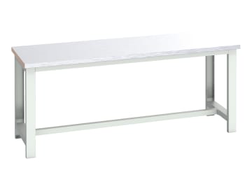 Cubio Basic Bench, Steel Clad Top 2000 x 750mm                                  