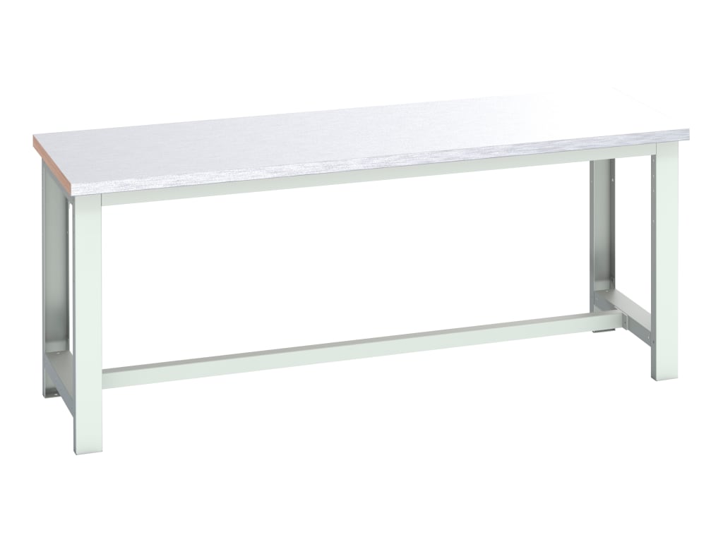 Cubio Basic Bench, Steel Clad Top 2000 x 750mm                                  