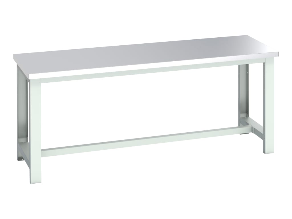 Cubio Basic Bench, Stainless Steel Top 2000 x 750mm                             