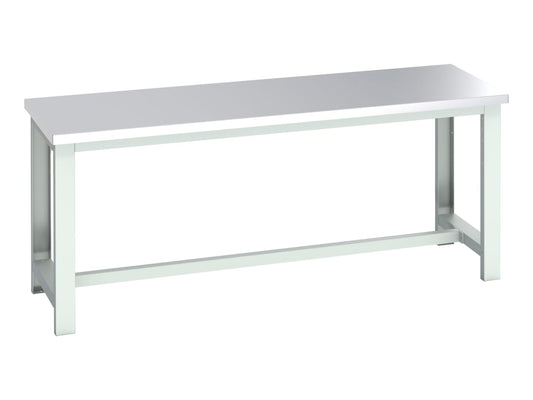 Cubio Basic Bench, Stainless Steel Top 2000 x 750mm                             