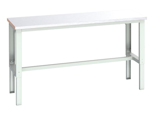 Cubio Adjustable Bench, Steel Clad Top 2000 x 750mm                             