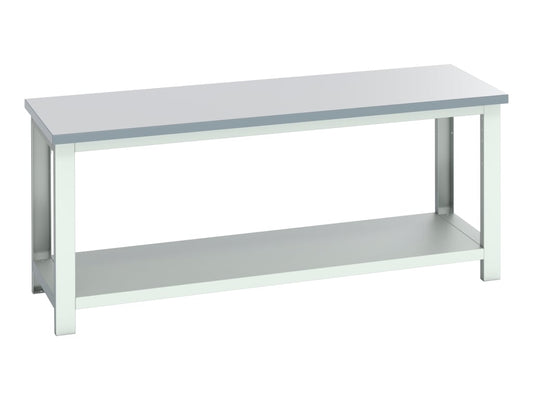 Cubio Bench with Shelf, ESD Laminate Top 2000 x 750mm                           