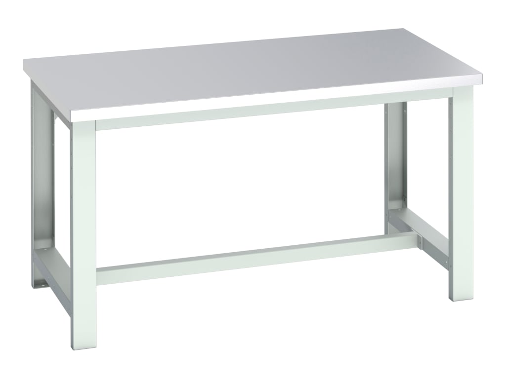 Cubio Basic Bench, Stainless Steel Clad Top 1500 x 900mm                        