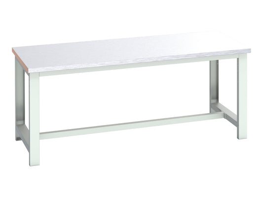 Cubio Basic Bench, Steel Clad Top 2000 x 900mm                                  