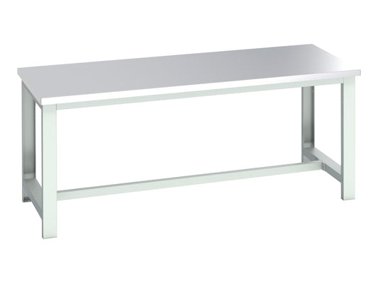 Cubio Basic Bench, Stainless Steel Top 2000 x 900mm                             