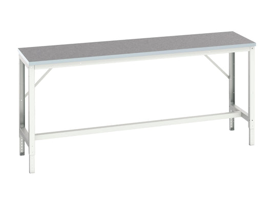 Verso Adjustable Bench, Lino Top 2000 x 600mm                                   