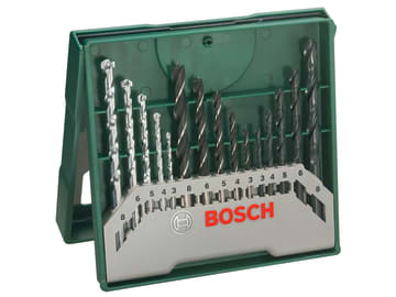 Mini-X-Line Twist Drill Bit Set, 15 Piece                                       