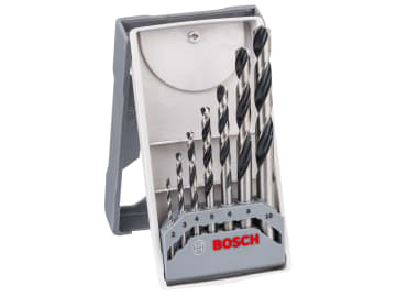 HSS Twist PointTeQ Drill Bit Set, 7 Piece                                       