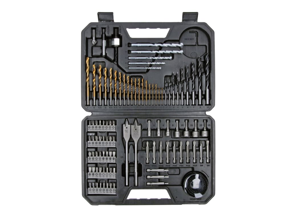 Titanium Professional Drilling and Screwdriving Set, 103 Piece                  