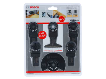 Universal Starlock Multi Tool Blade Set, 6 Piece                                
