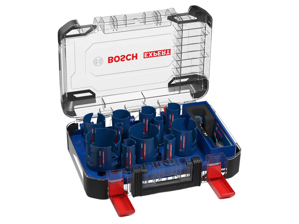 EXPERT Multi Material PC Plus Hole Saw Set, 15 Piece                            