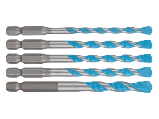 EXPERT HEX-9 Multi Construction Drill Bit Set, 5 Piece                          