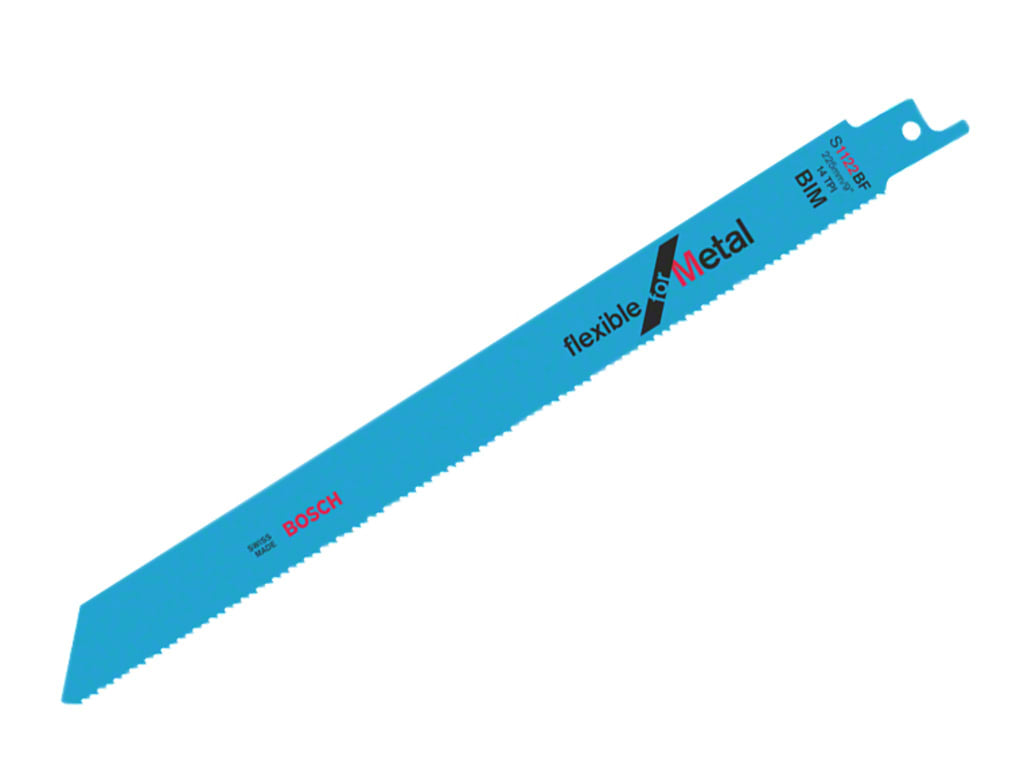 S 1122 BF Flexible for Metal Reciprocating Saw Blade 225mm 14 TPI (Pack 5)      