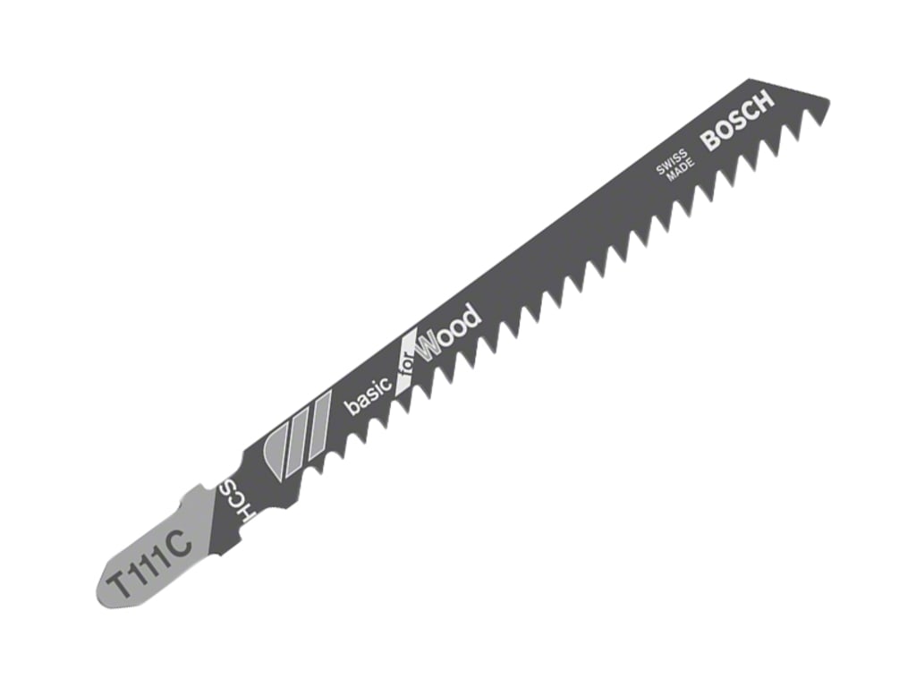 T 111 C Basic for Wood Jigsaw Blade 100mm Pack of 5                             