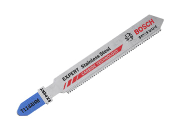 EXPERT Stainless Steel T118 AHM Jigsaw Blade 83mm Pack of 3                     