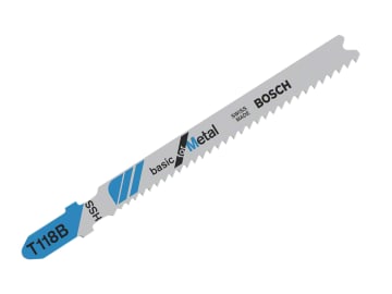 T 118 B Basic for Metal Jigsaw Blade 92mm Pack of 5                             