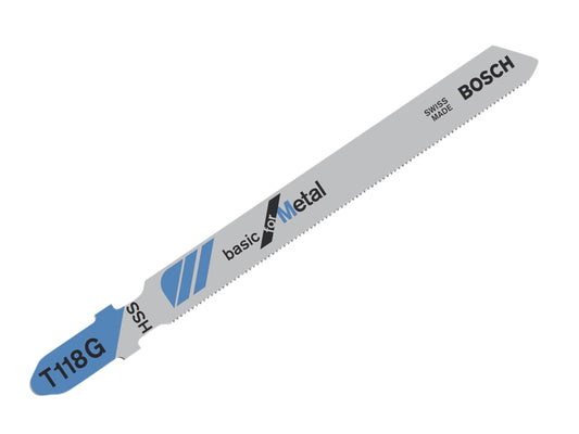 T 118 G Basic for Metal Jigsaw Blade 92mm Pack of 5                             