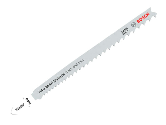 PRO Multi Material T345XF Jigsaw Blade 132mm Pack of 5                          