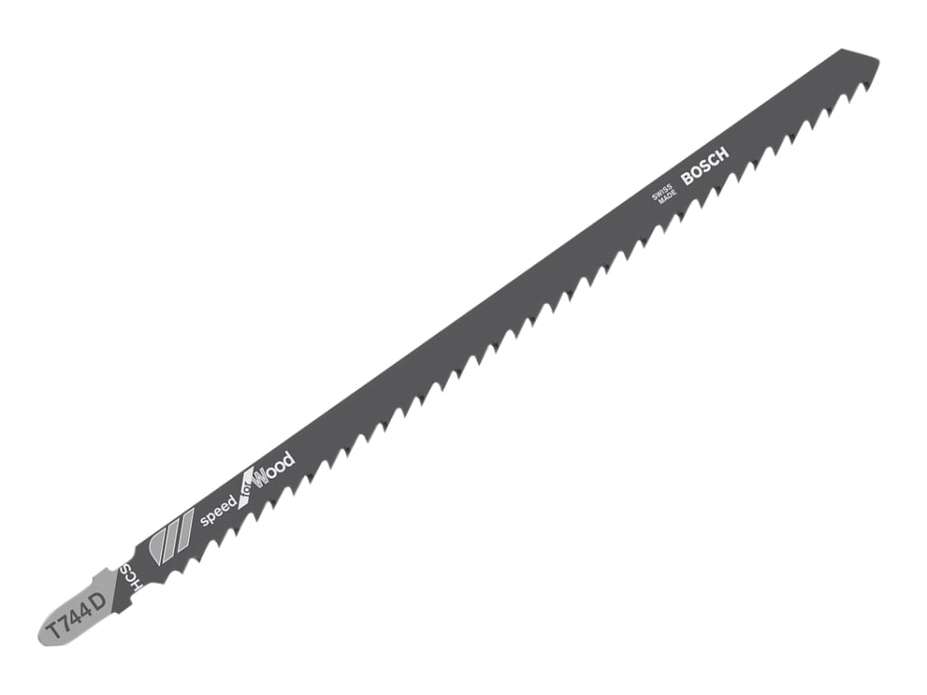 T 744 D Speed for Wood Jigsaw Blade 180mm Pack of 3                             