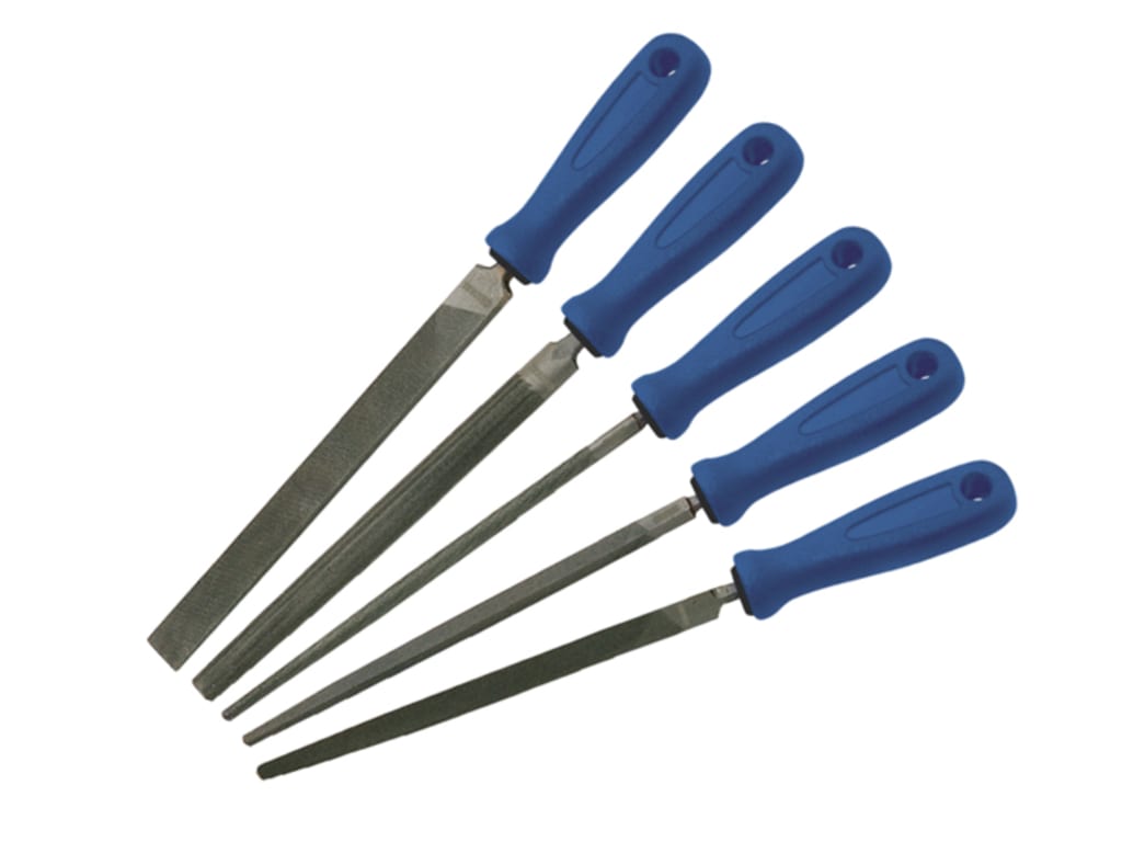 Second Cut File Set, 5 Piece                                                    