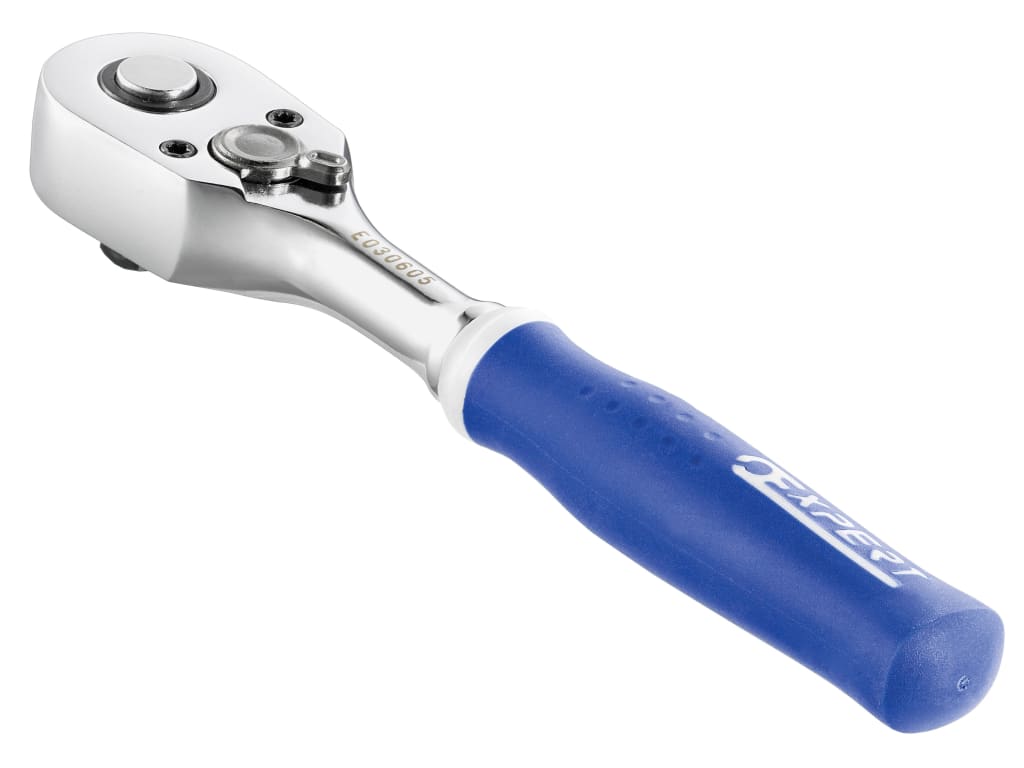 E030605 Pear Head Ratchet 1/4in Square Drive                                    