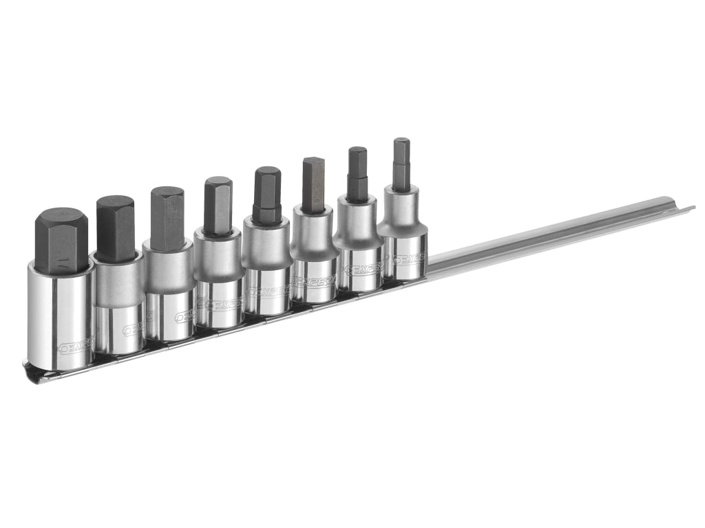 1/2in Drive Hex Bit Socket Set, 8 Piece                                         